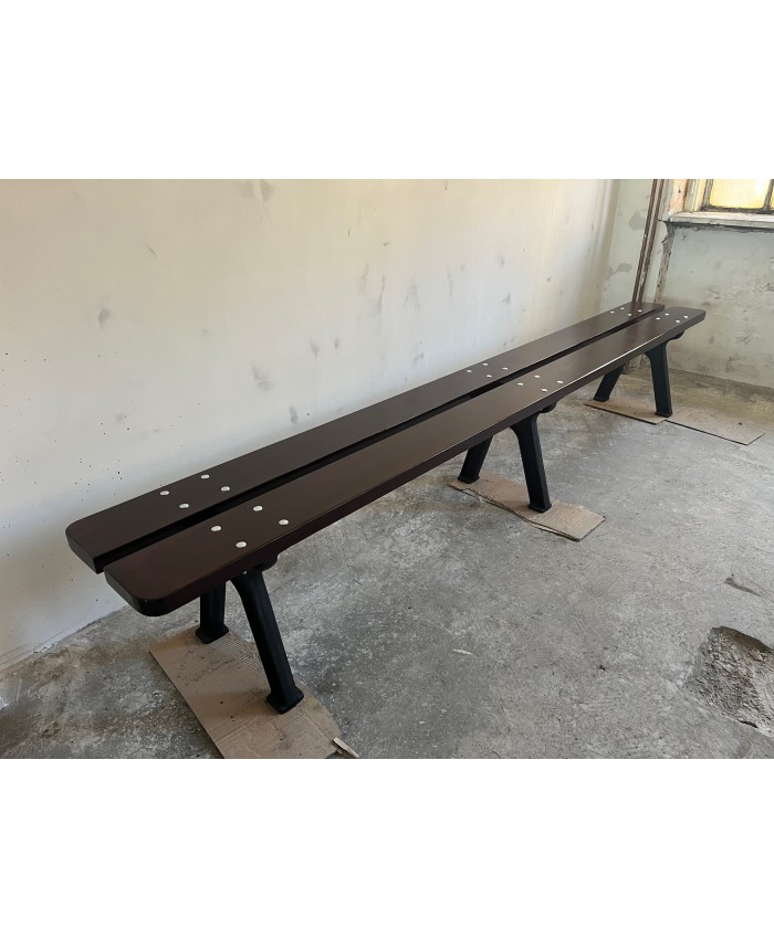 Ławka bez oparcia, do szatni, poczekalni, parkowa